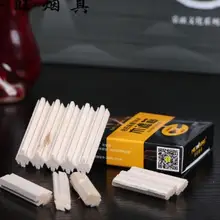 10 шт./кор. фильтр для курительной трубки фильтр пробковый фильтр 9 мм твердой древесины трубы фитинги мундштук для сигарет