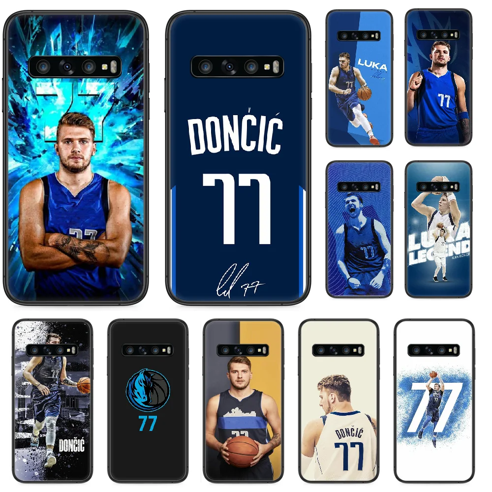 Luka Doncic 77 баскетбольный чехол для телефона Samsung Galaxy S 10 20 3 4 5 6 7 8 9 Plus E Lite Uitra black Etui