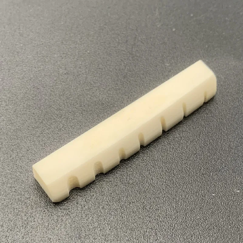 7 String Guitar Nuts 10Pcs 6MM Slotted Real Bone Nut 48*6*8.5mm