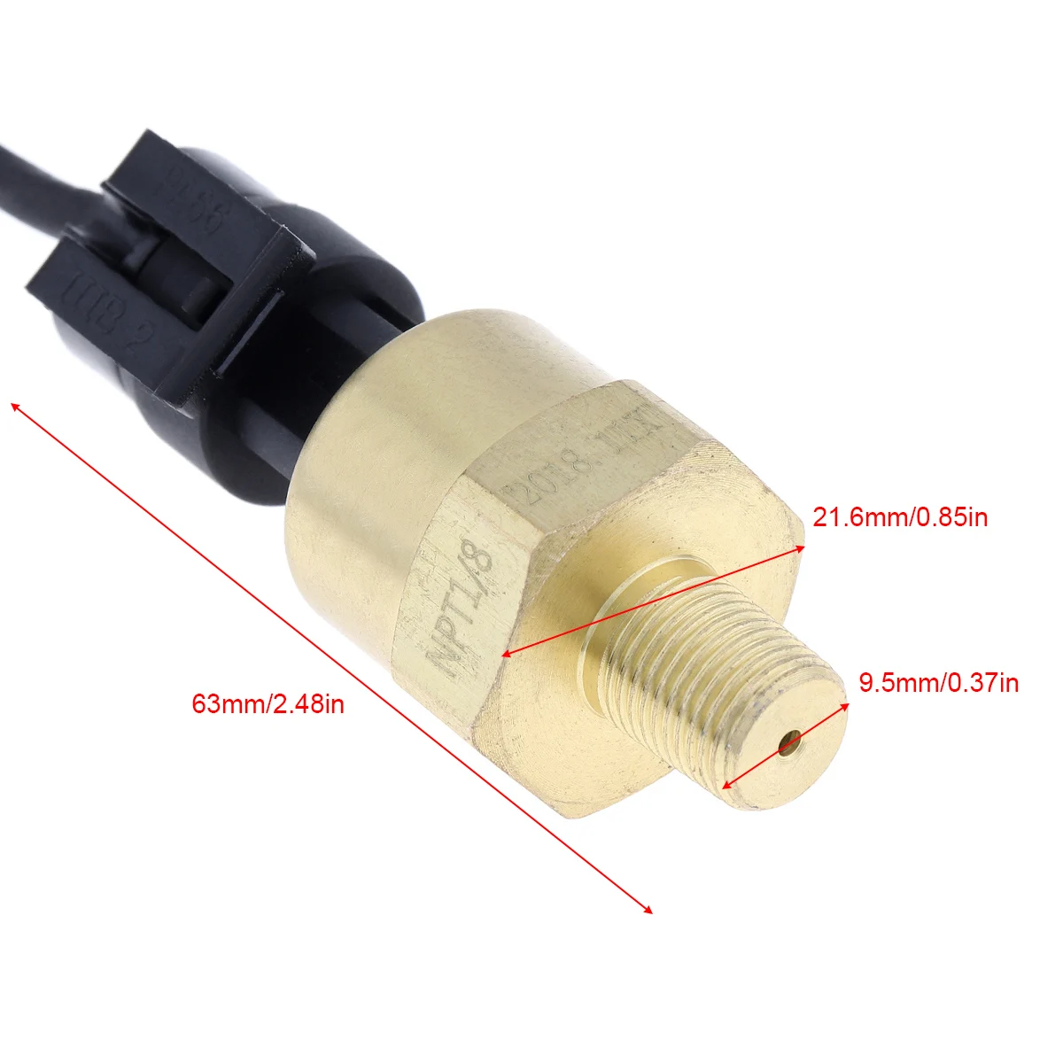 12 V/24 V Универсальный цифровой большой Экран Противоударная масло уровня топлива с Сенсор для автомобиля/грузовика