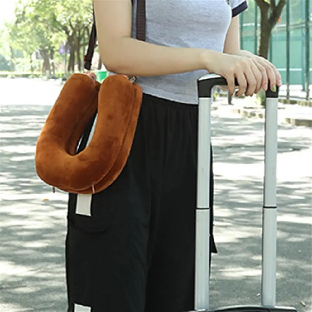 Portable Multi-function Folding Travel Pillow Lunch Break Office Sleep U-shaped Pillow Protective Neck Pillow