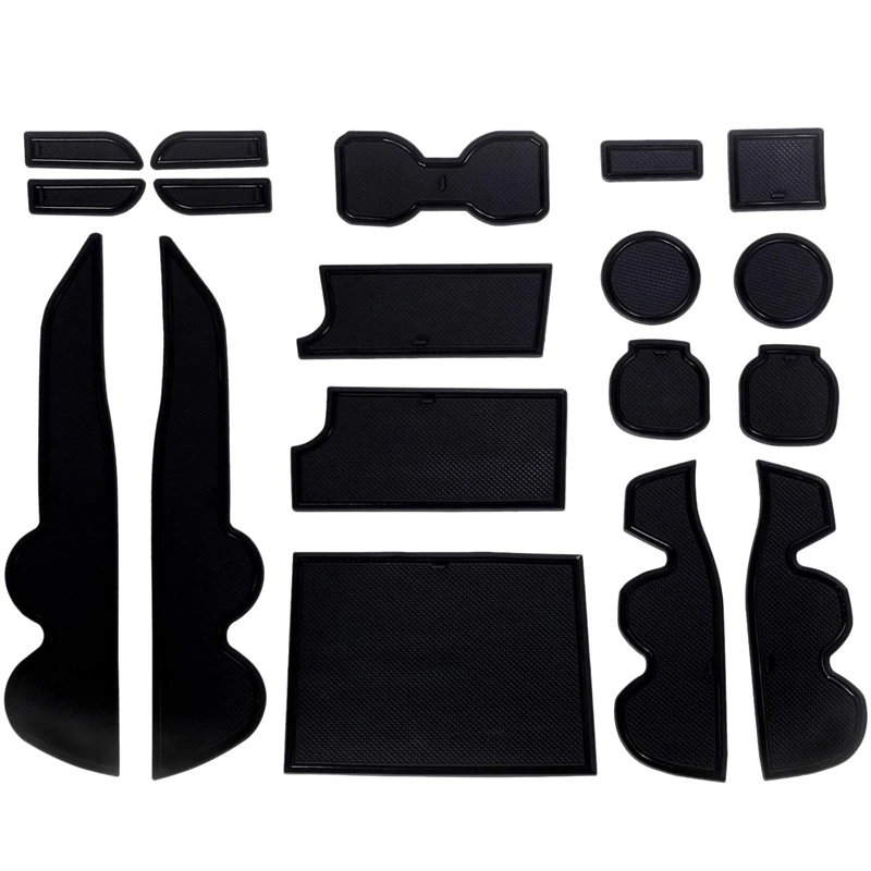 18 шт. противопыльные Нескользящие чашки и коврик для двери аксессуары Toyota Tacoma 2016