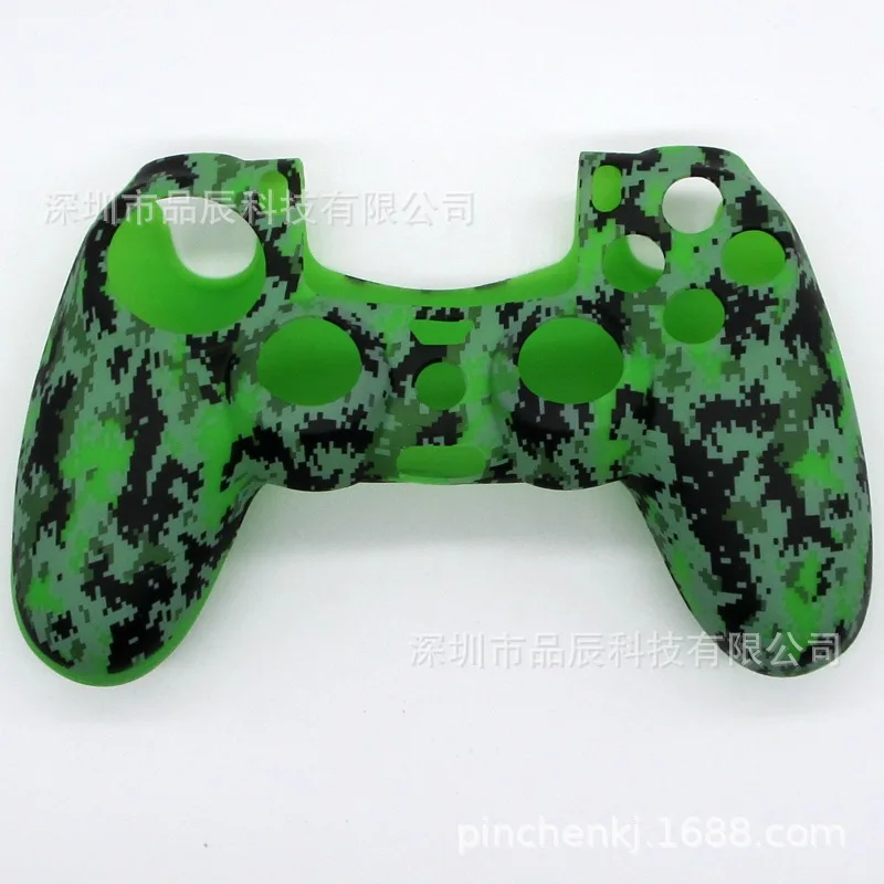 PS4 ручка силиконовый чехол PS4SLIM ручка защитный чехол PS4 Pro защитный чехол PS4 водяная маркировка цифровой камуфляжный чехол
