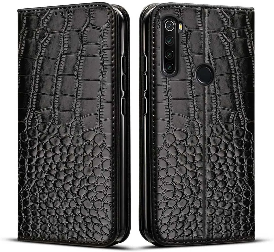 Case For Xiaomi Redmi Note 8T Case flip leather Funda For Redmi Note8T Note 8t Case Cover Crocodile texture leather xiaomi leather case custom Cases For Xiaomi