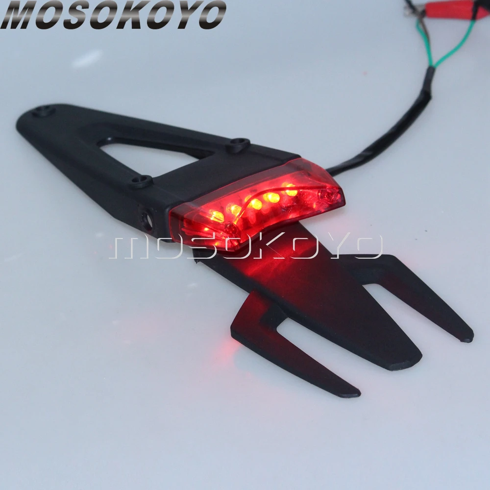 Байк мотокросс 12v светодиодный стоп хвост светильник заднего крыла тормозной