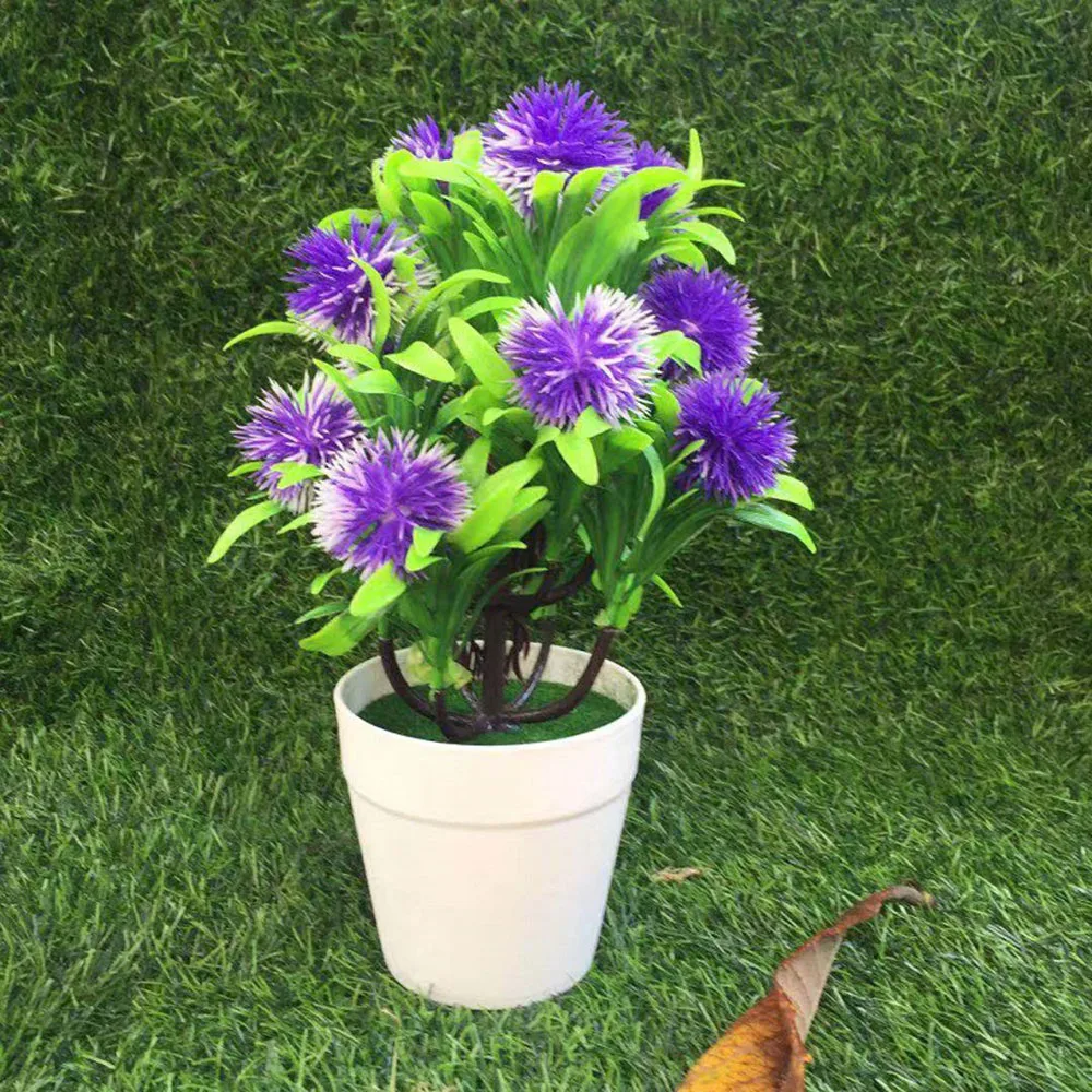 Artificial Potted Waxberry Plant Fake Flower Bonsai Pot Home Garden Decor simulation flowers accessories