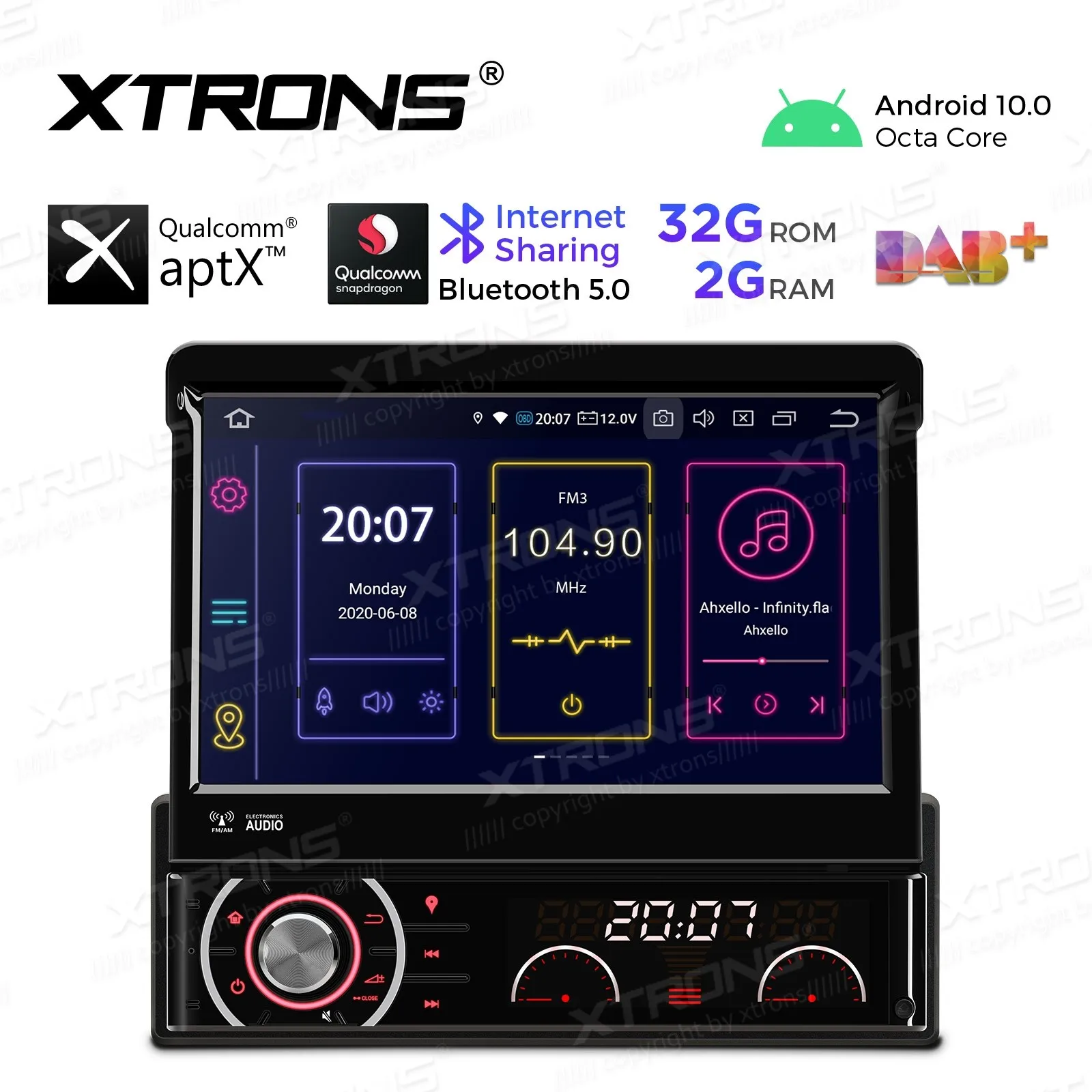 Автомобильная Мультимедийная система проигрыватель на Android 10 0 с 7 &quotэкраном GPS