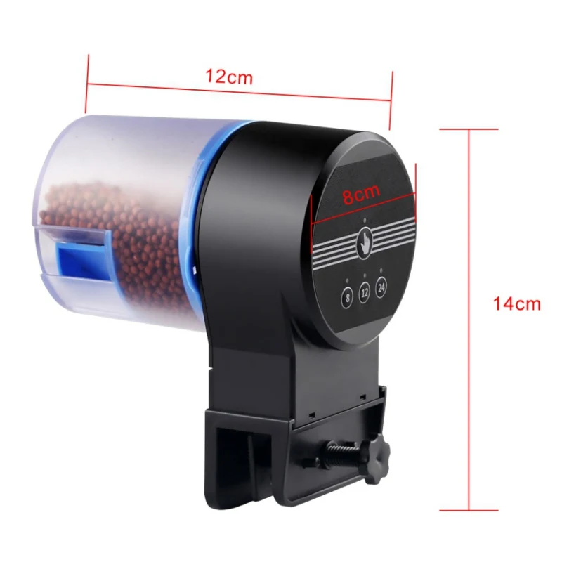 Automatic Feeder Aquarium Goldfish Smart Timing Auto Fish Feeder Timer Food Feeding 8/12/24 hours Timer Feeding