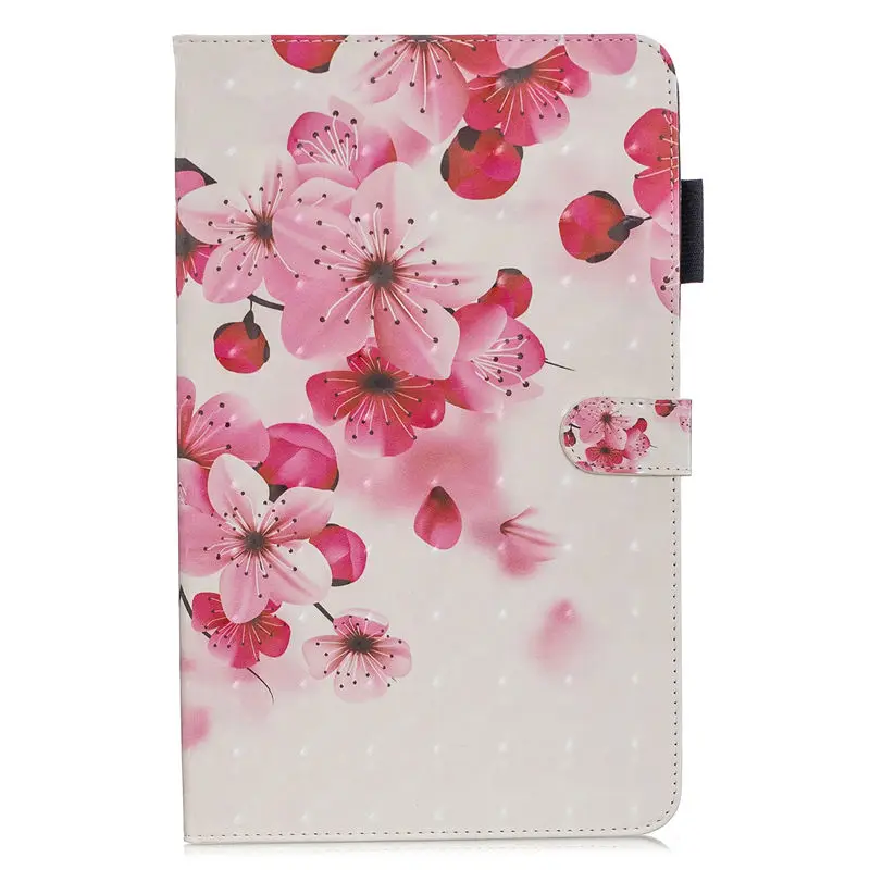 Чехол для Samsung Galaxy Tab A A6 10," SM-T580 T580 T585 T585N чехол Funda Модный 3D узор PU кожаный чехол-подставка+ подарок - Color: X001