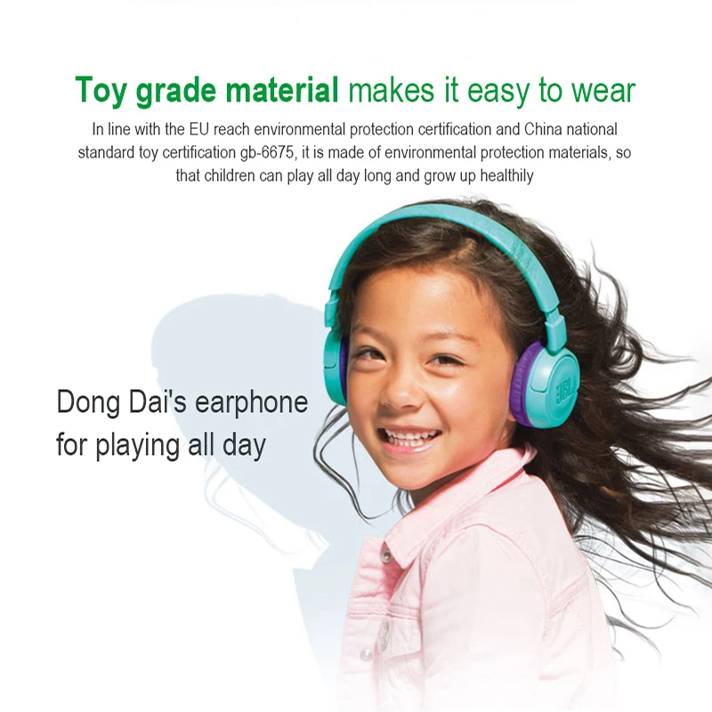 Safe Sound Designed For Kids Lightweight Wireless Bluetooth Cool Colours On ear Headphones Portable Earphone