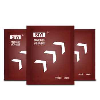 Lubrifiant intime de lubrifiant à base d'eau de 6ML pour les hommes oraux homosexuels anaux pour le sexe