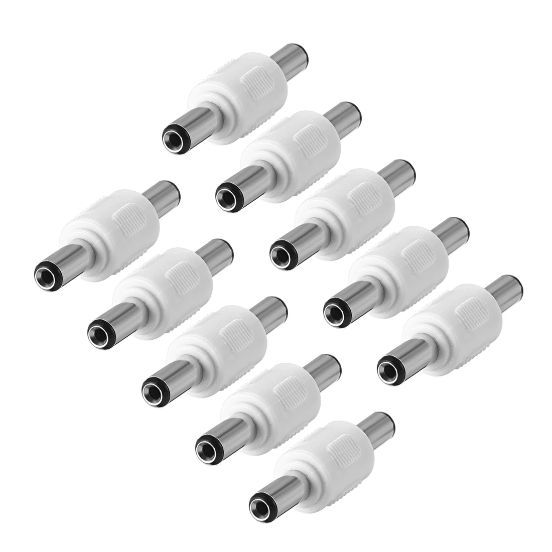 

uxcell DC Male to Male Connector 5.5mm x 2.1mm Power Cable Jack Adapter Black M to M(10Pcs)