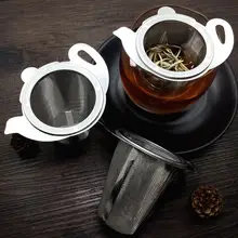 403 Stainless Steel Leaking Tea Leak Tea Spice Filter Tableware Strainer Teapot Stainless Steel Loose Kitchen Accessories