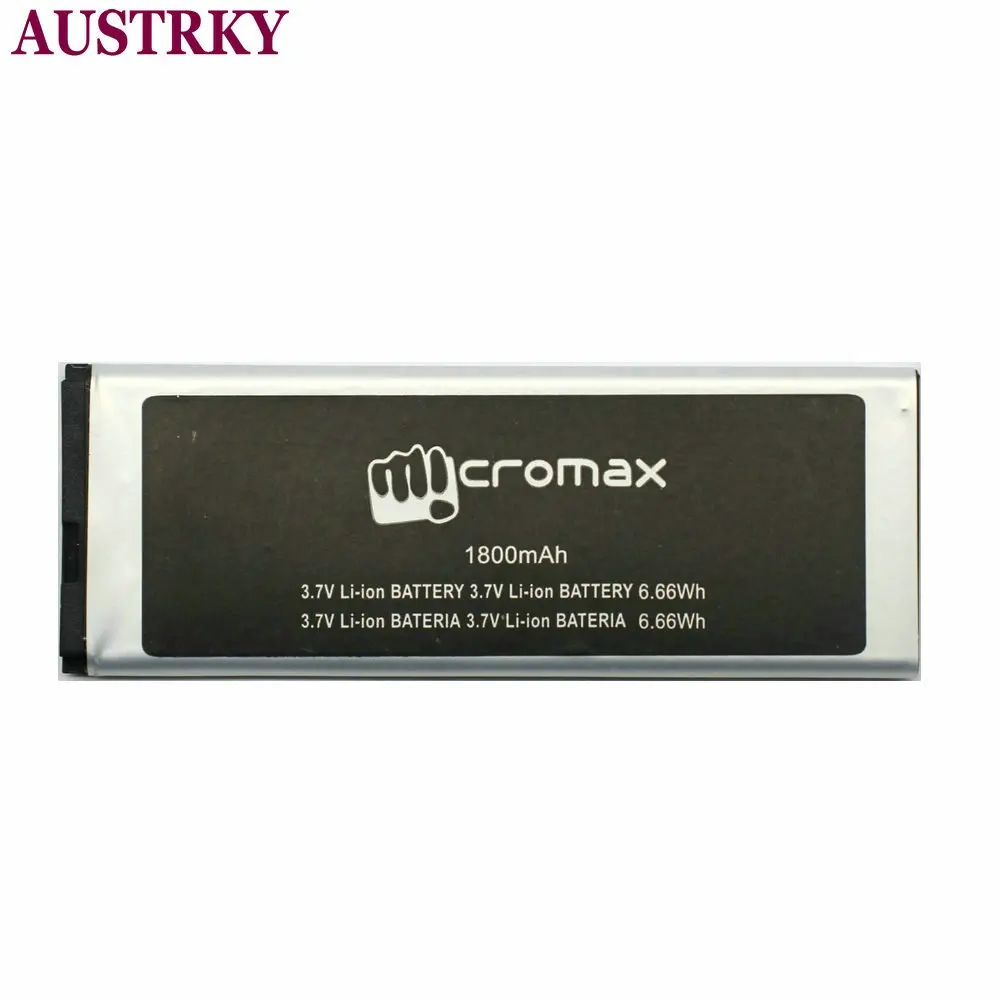 Новый Сменный аккумулятор Q301 1800 мАч для Micromax + код отслеживания | Мобильные