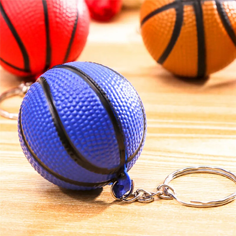 Basketball Key Chain Cute Ball Keyring keychain Jewelry Gifts Creative Random WR 