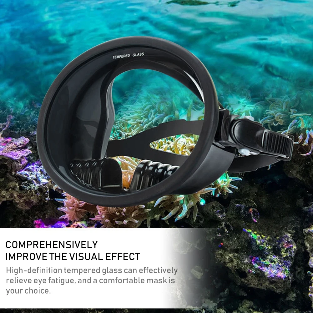 Anti-fog Diving Mask Snorkelling Full Mask Snorkel Set 180 Panoramic
