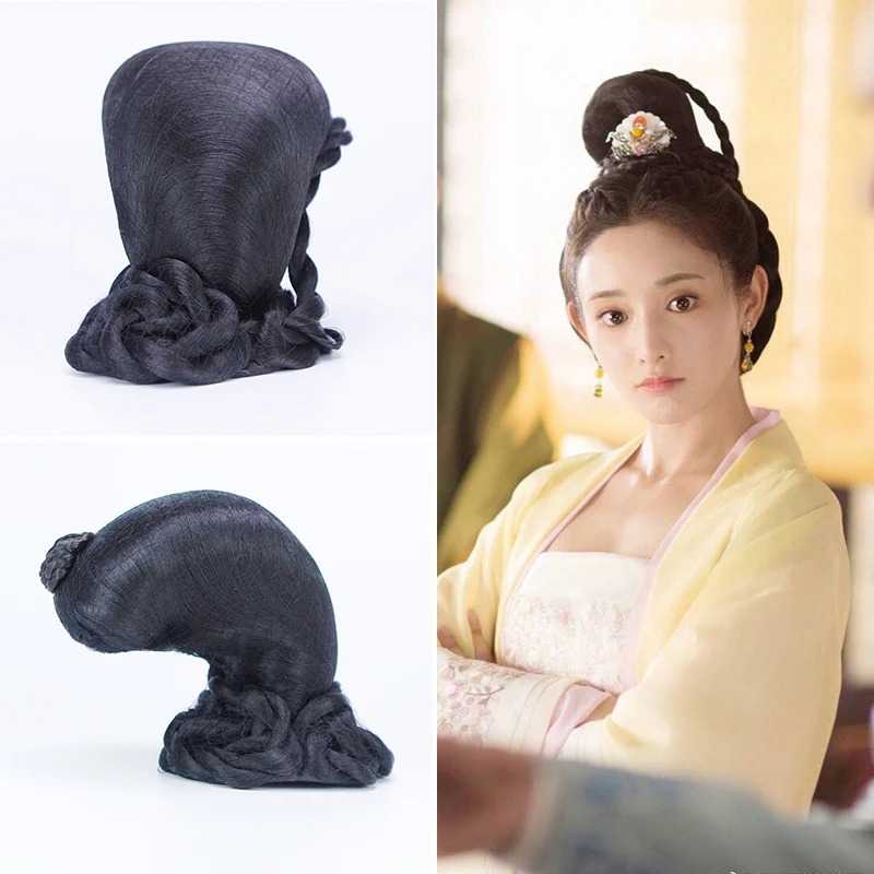 

Женский головной убор в античном китайском стиле, аксессуар для волос в форме принцессы, карнавал, одежда для Хэллоуина