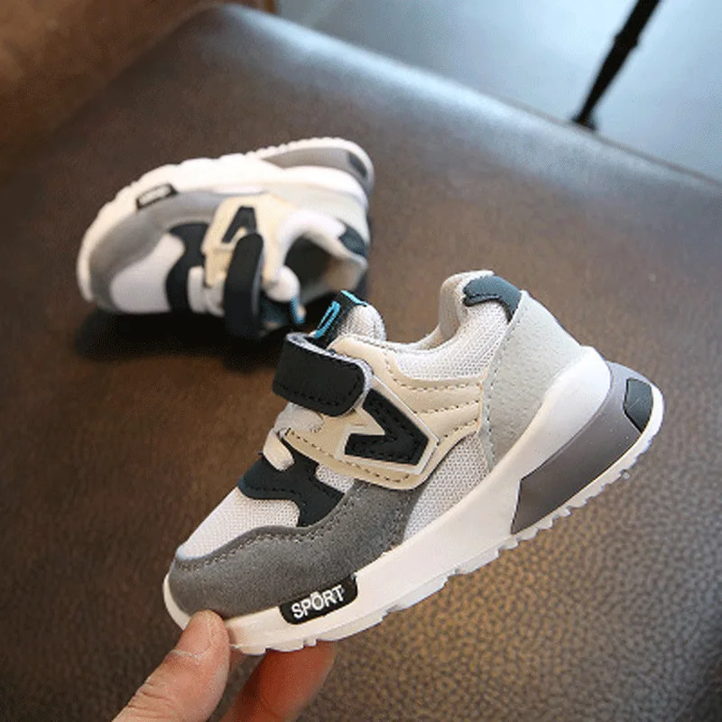 Children Sport Shoes Autumn Winter 2019 Fashion Breathable Kids Boys Shoe Girls Anti-Slippery Sneakers Baby Toddler Casual | Детская
