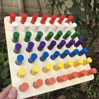 

children blocks toys sensory training stick early education educational toys 2-6 years old Montessori teaching blocks toys