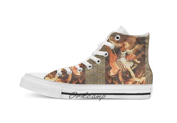 

St Michael Archangel Custom Casual High Top lace-up Canvas shoes sneakers Drop shipping