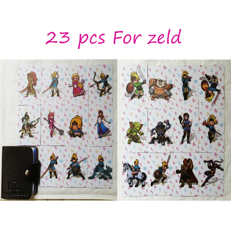 23 шт. NFC карты Zeldaes Odyssey 2 Fire Emblem kir для Amiibo игры break of the wild ДЛЯ NS NX Switch аксессуары для видеоигр - Цвет: 23 pcs standard zeld