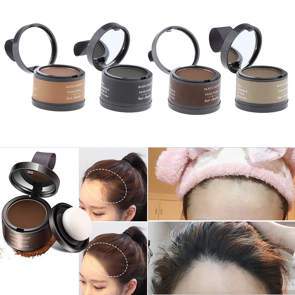 Water Proof hair line powder in hair color Edge control Hair Line Shadow Makeup Hair Concealer Cover Up Unisex Instantly