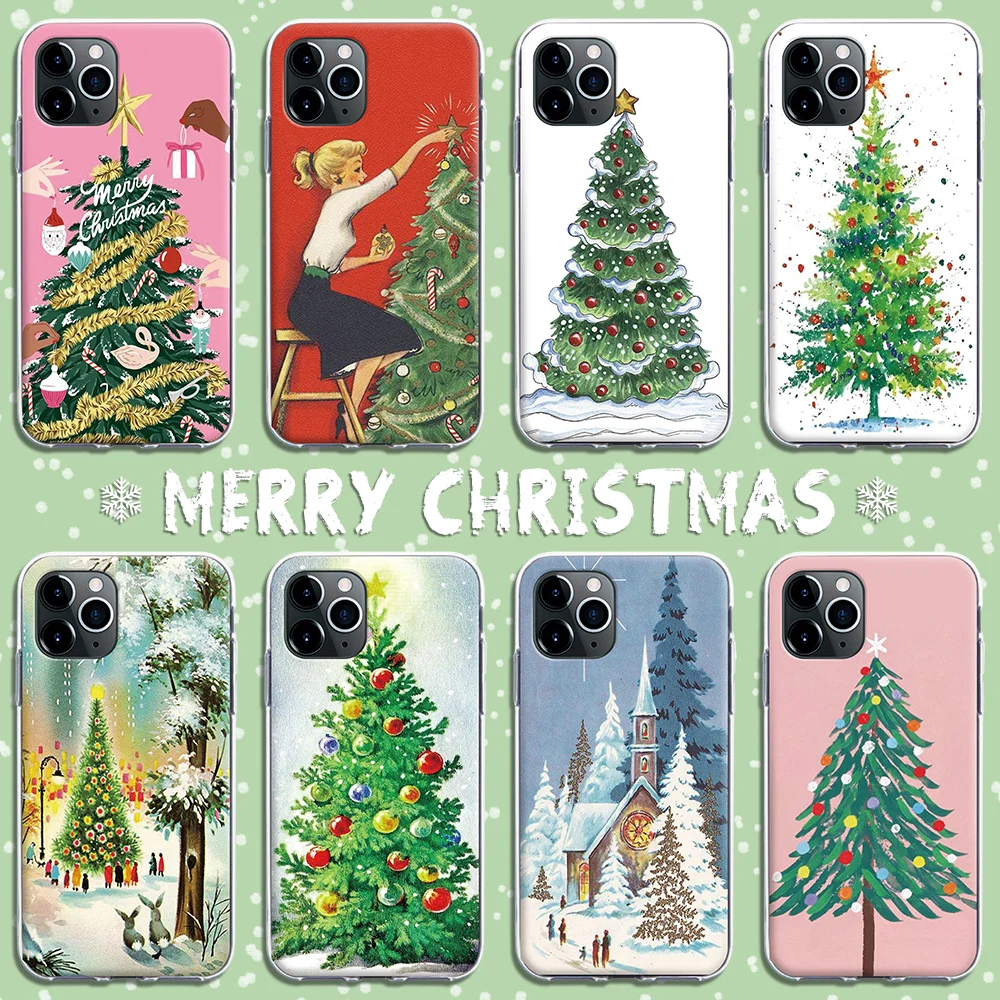 CASEIER рождественские Чехлы для Samsung A51 A71 A50 A70 S20 A21S серии Рождественская елка чехлы