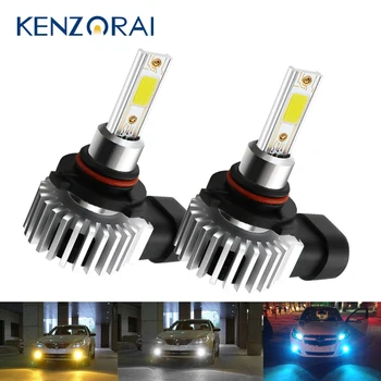 

yellow 3000K white 6000K Ice blue 8000K car headlight bulbs H4 H7 H8 H9 H11 H1 H3 9005 9006 HB3 HB4 led headlight fog light bulb