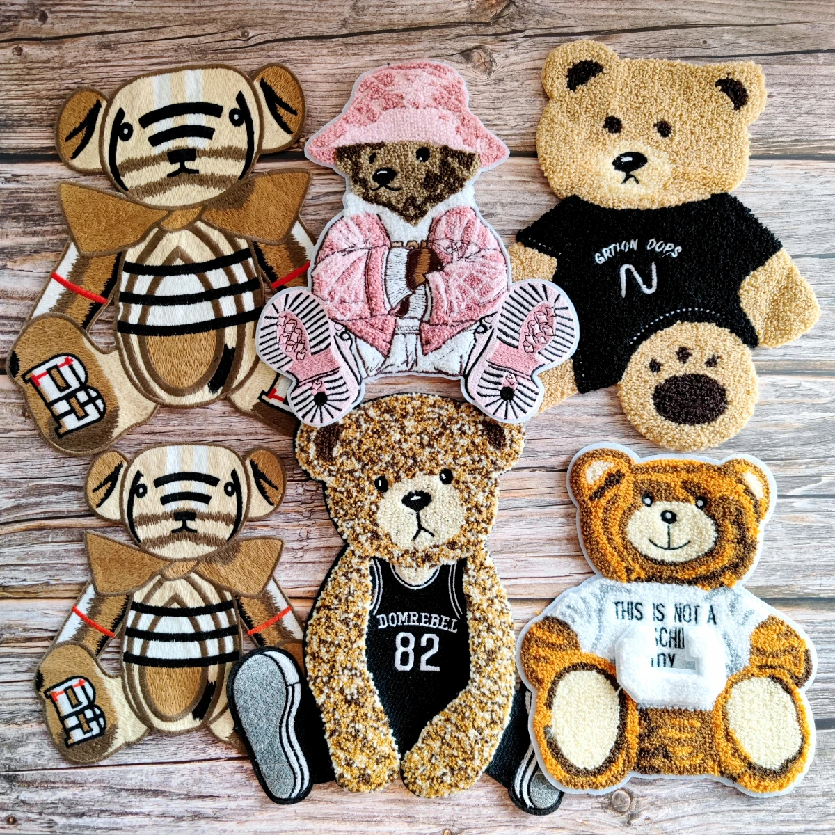 Indiamart Customized Teddy Bear Embroidery Chenille Letter Bear
