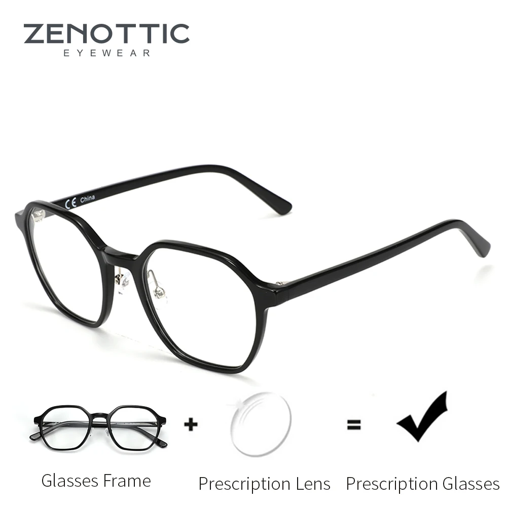 ZENOTTIC TR90 анти-синий светильник очки по рецепту мужские полная оправа Пресбиопия