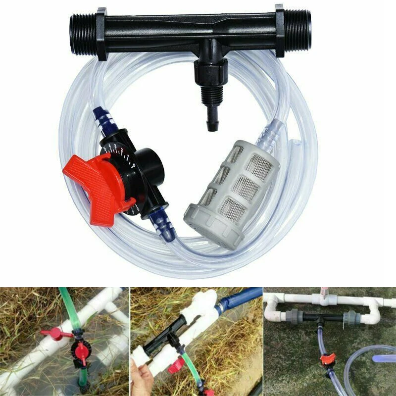 Открытый удобрения инжектор фильтр оборудование инжектор комплект аппликатор водяной трубки садовые водяные разъемы двор
