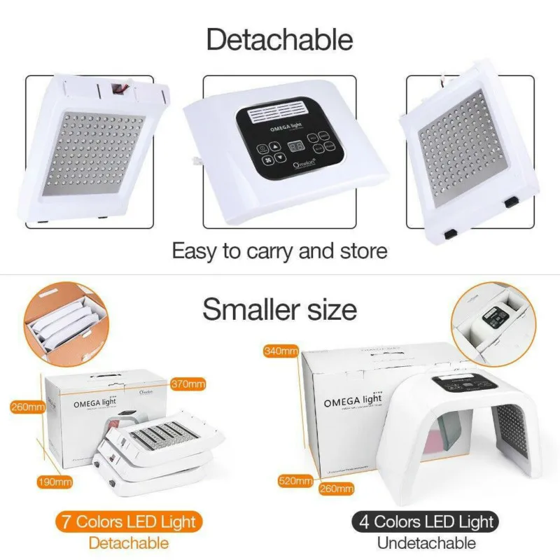  IPL Colorful Light Led Mask Rejuvenation Firming Shrink Pores Facial Led Mask 7 Colors Machine Anti - 4000437937409