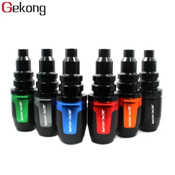 

For KAWASAKI ZX-6R ZX 6R ZX6R Motorcycle New type Falling Protection Frame Slider Fairing Guard Crash Pad Protector with logo