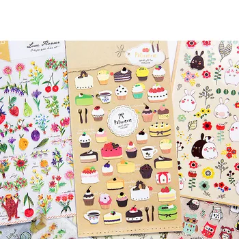 

2pcs Sticker Korea Creative Stationery Cartoon Bronzing Waterproof Decoration Hand Account Sticker Diy Album Child Sticker DC461