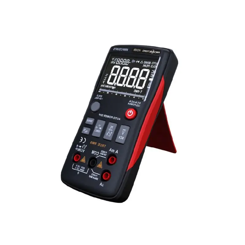 RM409B Цифровой мультиметр Кнопка 9999 отсчетов точность измерения с аналоговым графом AC DC Напряжение Амперметр Ток Ом Авто человек