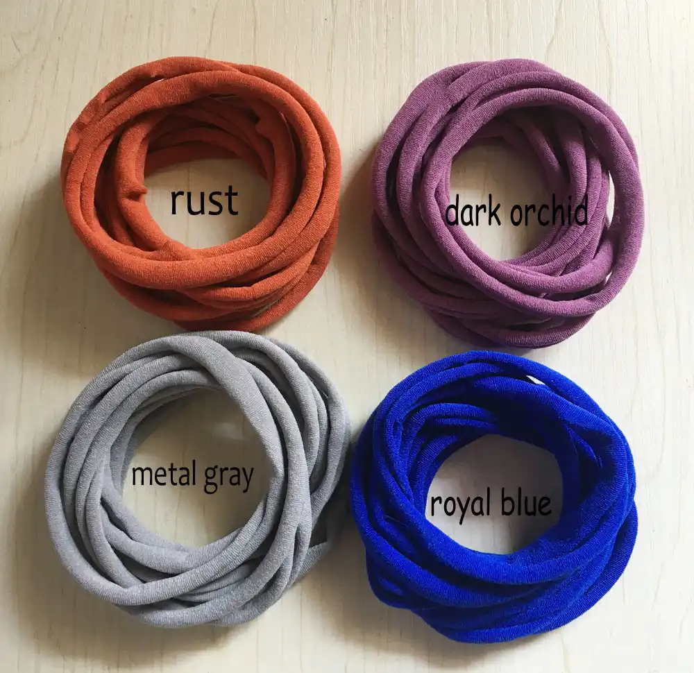 skinny nylon headbands