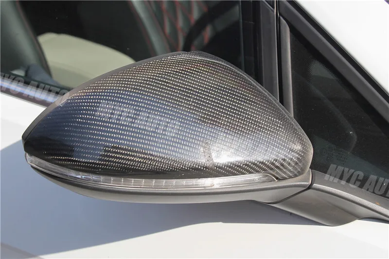Для Volkswagen VW Golf 7 Jetta Touran углеродного волокна крышка зеркала заднего вида 2013
