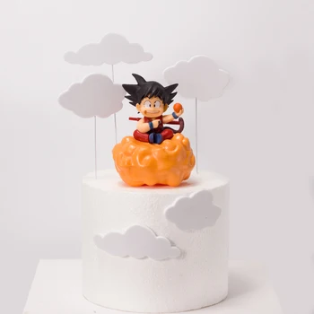 

Son Goku Kakarotto Cake Ornament Dragon Balls Somersault Cloud Hands Birthday Cake Ornament