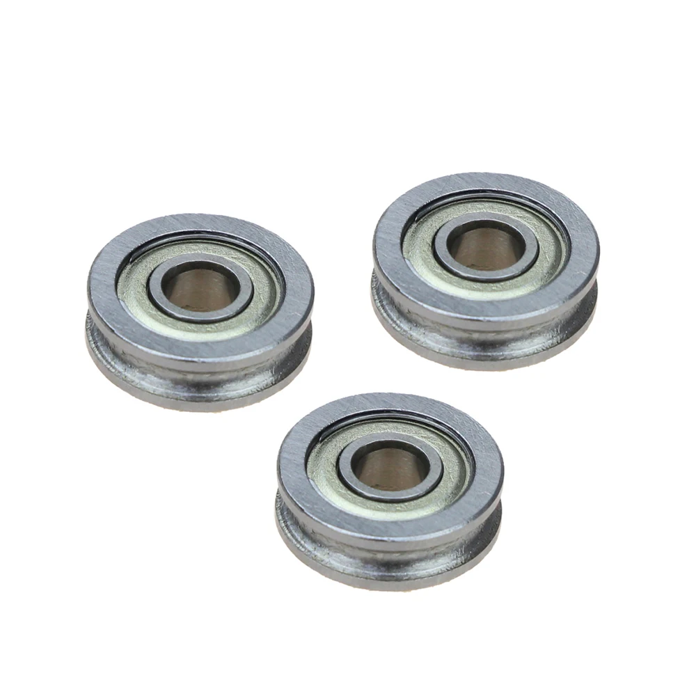 10PCS/lot 3D Printers Extruder Parts U-Groove Idler Pulley Belt Pulley Bearing U604ZZ u Ditch 604U 4*13*4mm