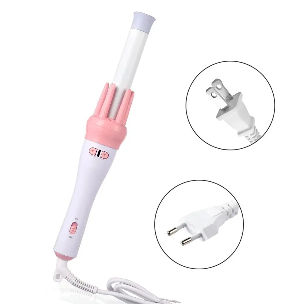 Automatic Hair Curling Iron Rod Stick Tourmaline Ceramics Hair Curler Fast DIY Hair Styling Ceramic Heating Rod