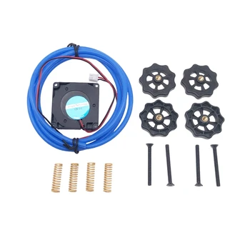 

3D Printer Turbine Fan Bearing Blower PTFE Teflon Tube Springs Kit for J-Head Bowden RepRap Extruder