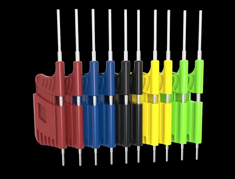 SDK08 Test Clip SMD IC Test Hook Clips for Electrical Testing Ultra Small Clip Chip 10Pcs ic test clip