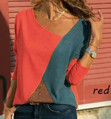 

Plus Size Blouse Summer Casual Patchwork Tops Loose Tee Top Female Women's Short Sleeve slim Shirt Blusas Femininas Large size