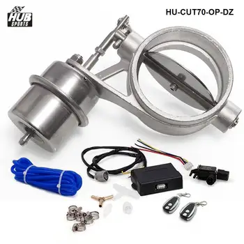 

70mm Open style Vacuum Exhaust Cutout Valve with Wireless Remote Controller Set For Toyota Vits HU-CUT70-OP-DZ