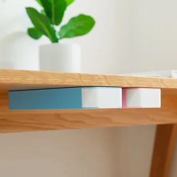 

Hidden Table Under Paste Plastic Desk Organizer Memo Pen Stationery Storage Box Case Desk Drawer Divider Stationery Sticky Decor