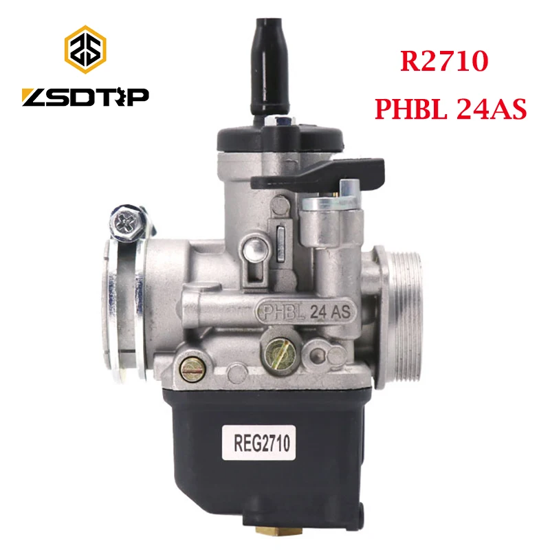 ZSDTRP R2710 Dellorto PHBL 24AS 4 stroke Carburetor for Vespa 50S PK clamping Carburettor