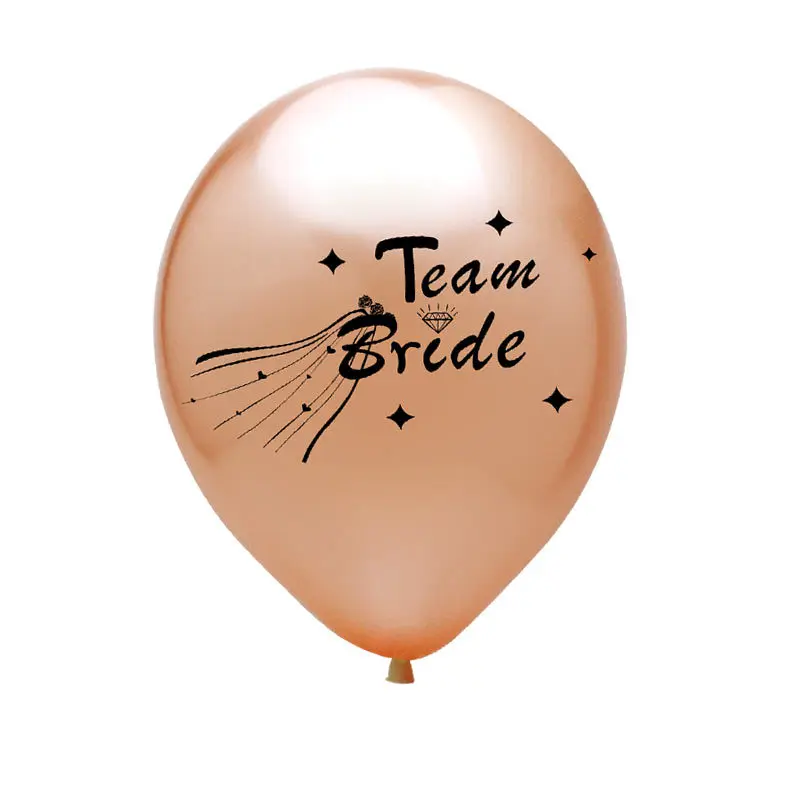 10pcs Hen Party Decoration Balloon Team Bride Bride to Be Balloon Wedding Party Decoration SuppliesHM04 (11)