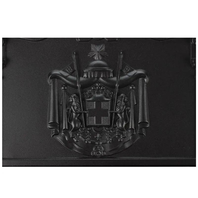 ELEG-сверхпрочный черный алюминиевый запираемый безопасный почтовый ящик Letterbox