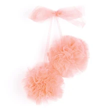 Декоративная гирлянда для детской комнаты, марлевые шары, гирлянда для свадьбы или вечерние, детская комната, москитная сетка, аксессуары для кроваток