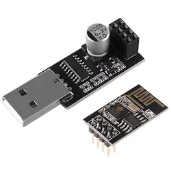 Émetteur récepteur WiFi sans fil série ESP 01S, Module adaptateur WiFi avec convertisseur USB CH340G Compatible avec Arduino 